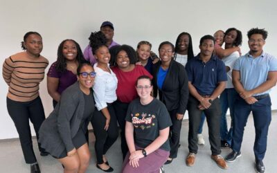 Sara maynard pictured with GREAT program students