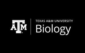 biology logo black background